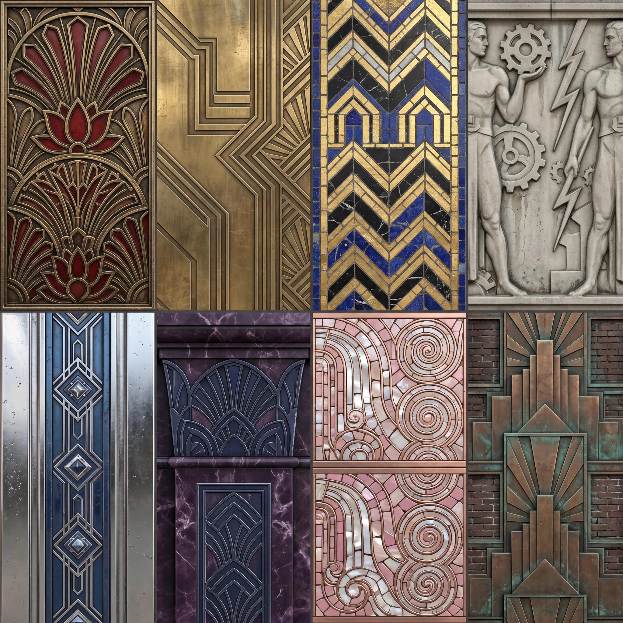Toon / Cel Shaded trim sheet texture atlas